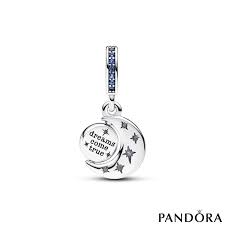 Pandora Sparkling Moon Spinning Dangle Charm
