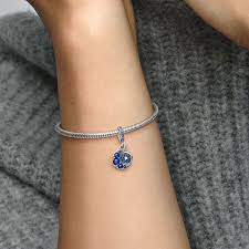Pandora Sparkling Moon Spinning Dangle Charm