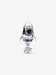 Pandora Space Love Rocket Charm
