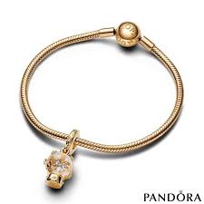 Pandora Heart Snowflake Snow Globe Dangle Charm