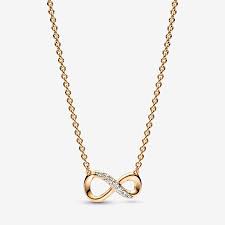Pandora Gold Sparkling Infinity Set