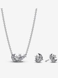 Pandora Star & Moon Jewellery Gift Set - 45cm Necklace