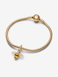Pandora Sparkling Bee Charm Bracelet Set