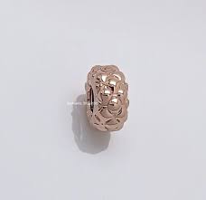 Pandora Studded Clip Charm – Sterling Silver Beaded Detail