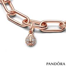 Pandora ME Lucky Ladybird Mini Dangle Charm – Sterling Silver & Red Enamel