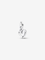 Pandora ME Freehand Heart Mini Dangle Charm – Sterling Silver Symbol of Love