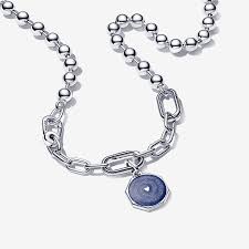 Pandora ME Galaxy Heart Medallion Charm – Sterling Silver with Blue & Purple Enamel
