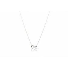Pandora Shiny Eternal Symbol Necklace – 925 Sterling Silver, 45cm Chain