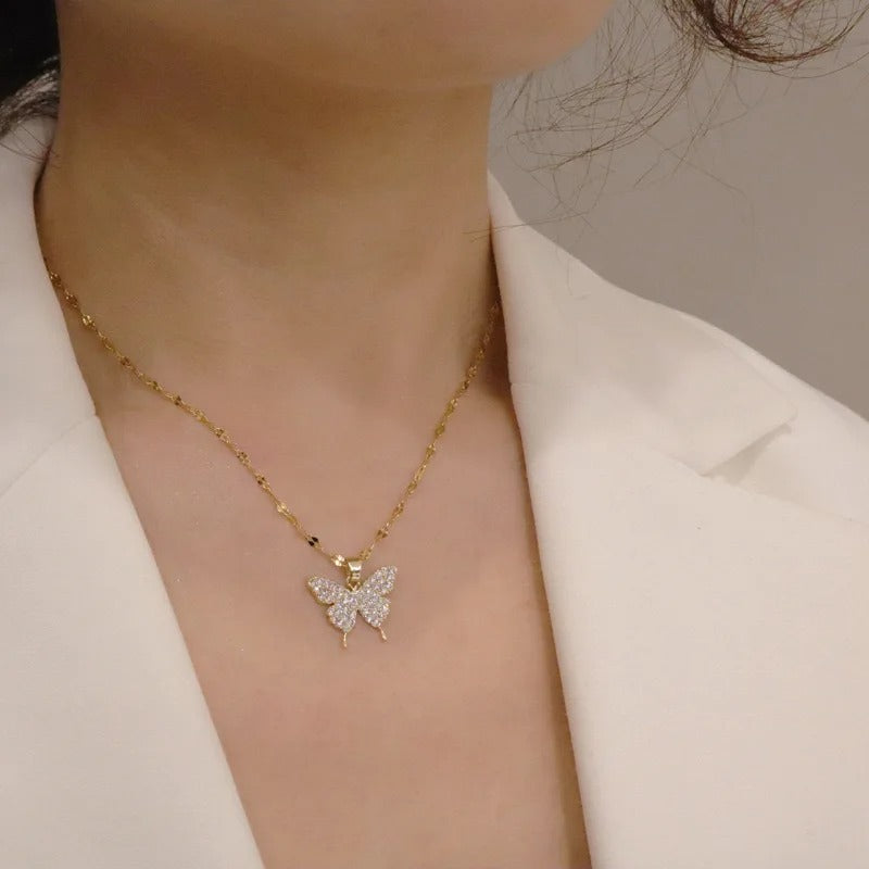Luxury Butterfly Pendant Necklace Trendy Women’s Fashion