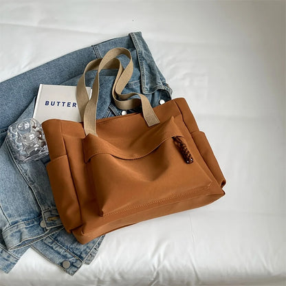 Foldable Nylon Tote Bag Women’s Shoulder & Handbag for Work