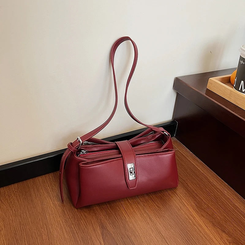 Luxury Three Compartment Shoulder Bag Women
