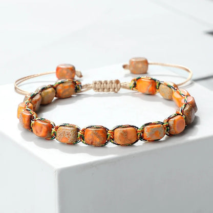 Natural Emperor Stone Bead Bracelet Women Men Wrist Jewelry