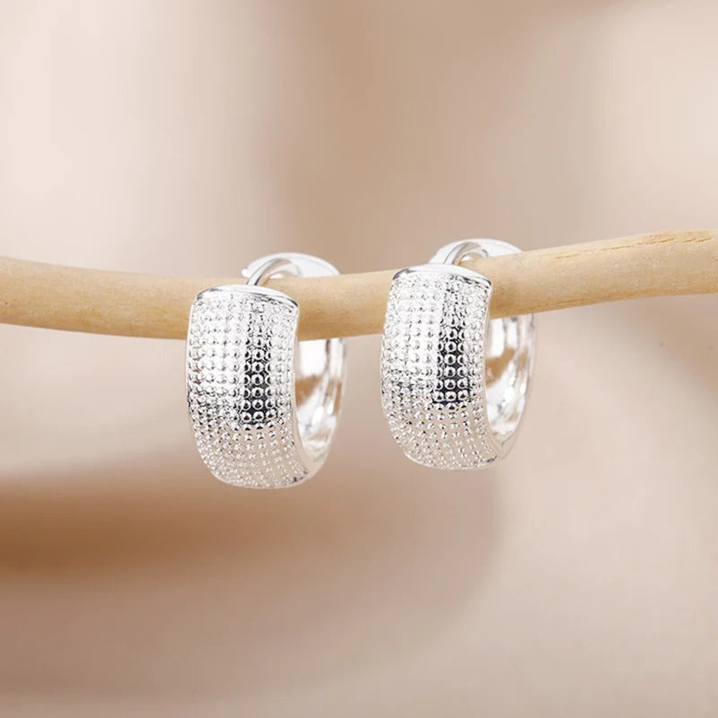 Gold Small Hoop Earrings Women Stainless Steel Silver Trend Jewelry
