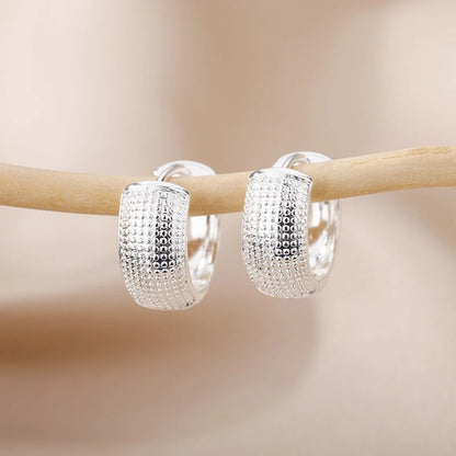 Gold Small Hoop Earrings Women Stainless Steel Silver Trend Jewelry