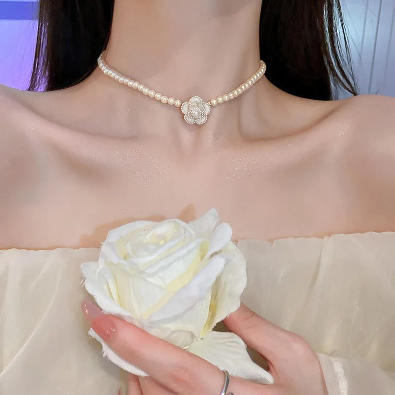 High Quality Black Crystal Choker Necklace Women Wedding Jewelry