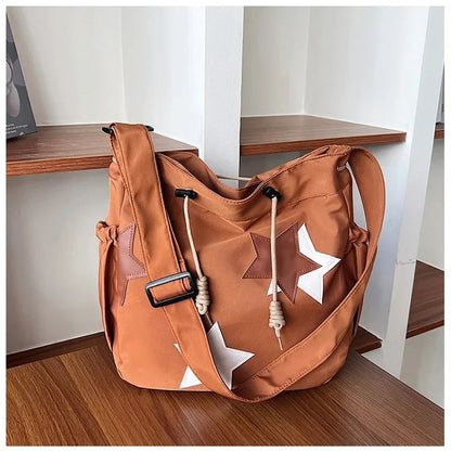 Retro Star Children’s Messenger Bag for Girls and Moms