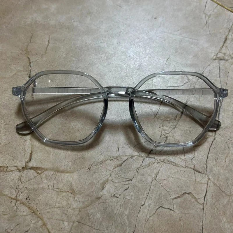 1933 Polygonal Anti-Blue Light Glasses Unisex Fashion Eyewear for Men & Women