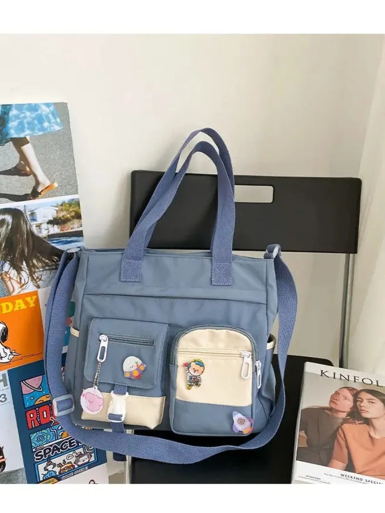 Waterproof Oxford Nylon Shoulder Crossbody Bag for Women