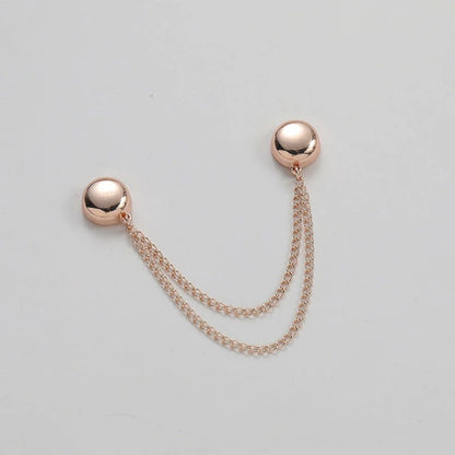 Exquisite Chain Brooch Buckle Magnetic Clothing Clips Nail free Clothes Scarf Trouser Legs Cuff Buckle Buttons Sewing Supply