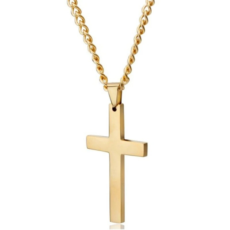 Religion Egyptian Necklaces Cross Pendent Stainless Steel Symbol of Life Cross Necklaces Jewelry Gifts