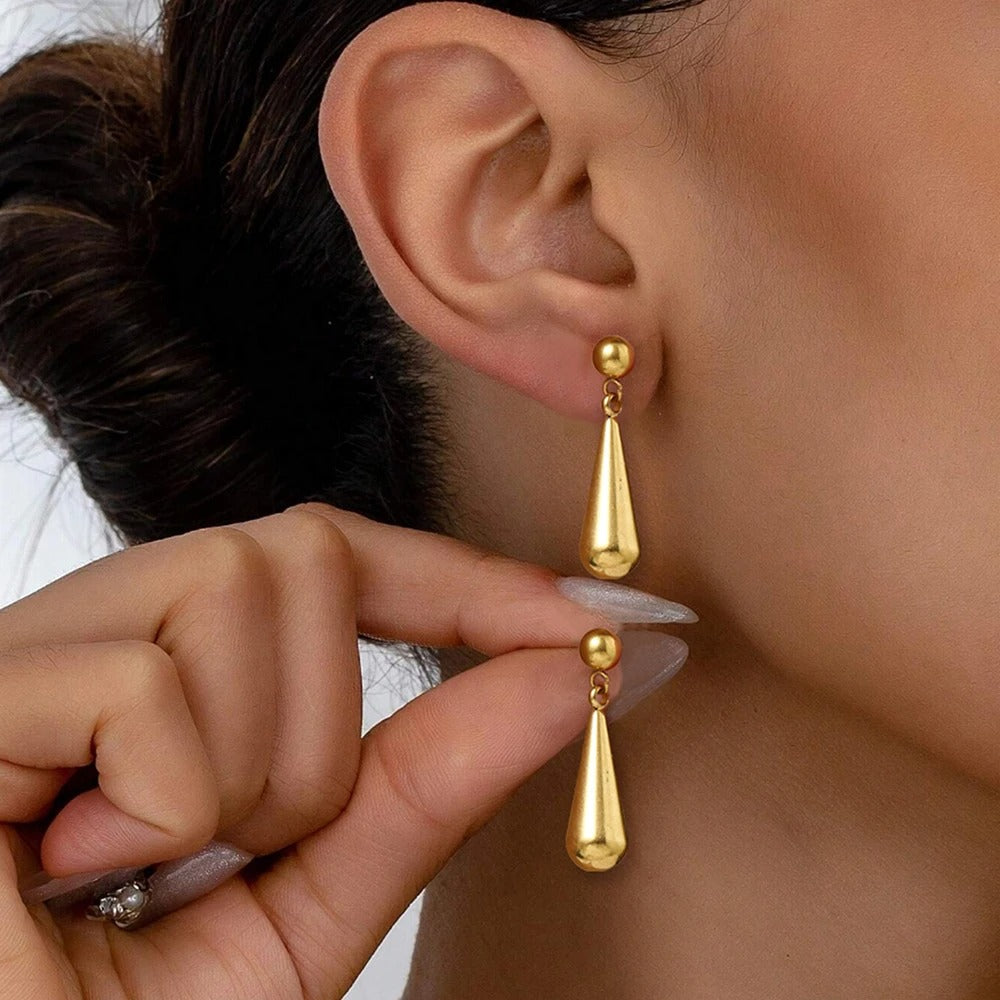 Steel Earrings Women's Heart Geometric Earrings Various Elegant Ladies Fashion Jewelry Gift