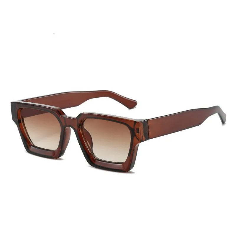 Fahion Vintage Small Square Sunglasses Men Women Retro Brand Designer Green Sun Glasses Unisex Ins Popular Shades Eyewear UV400
