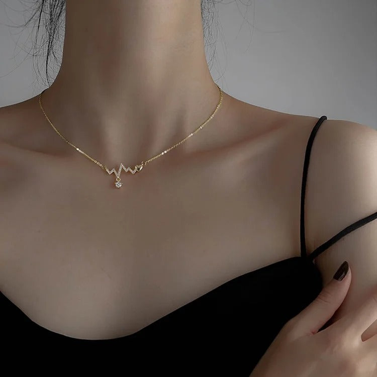 Trendy Round Bead Tassel Necklace for Women New Female Summer Clavicle Choker Long Geometric Chain Charms Party Jewelry
