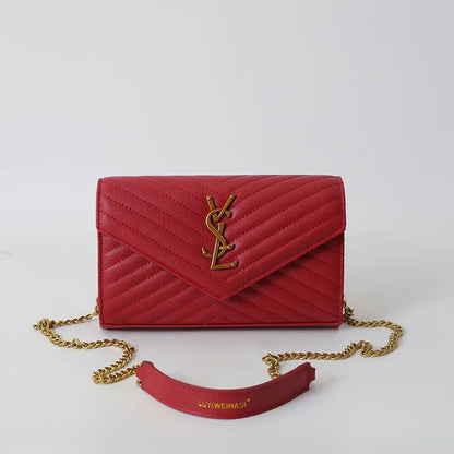 Envelope Chain Crossbody Shoulder Bag for Women