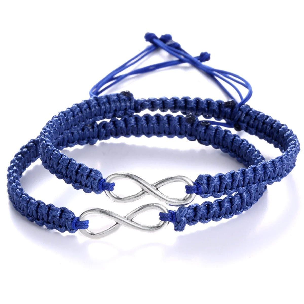 2Pcs Love Couple Bracelets For Women Handmade Braided Rope Chain Charm Matching Bracelet Friendship Jewelry