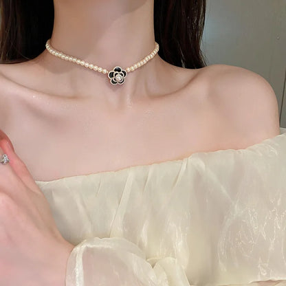 High Quality Black Crystal Choker Necklace Women Wedding Jewelry