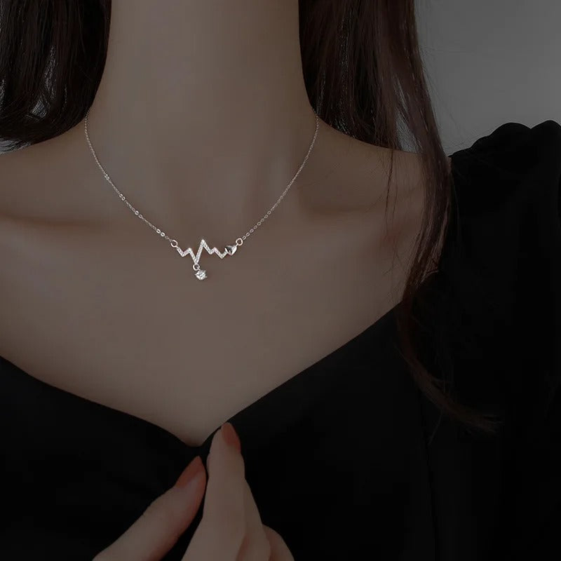 Women’s Geometric Bead Tassel Necklace Long Clavicle Party Jewelry