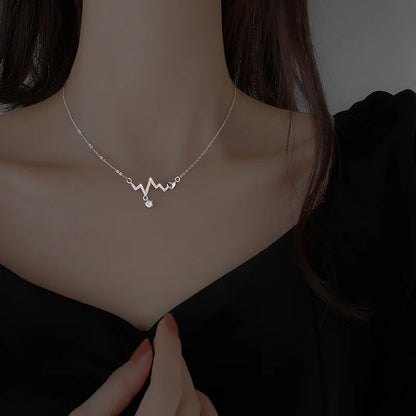 Women’s Geometric Bead Tassel Necklace Long Clavicle Party Jewelry