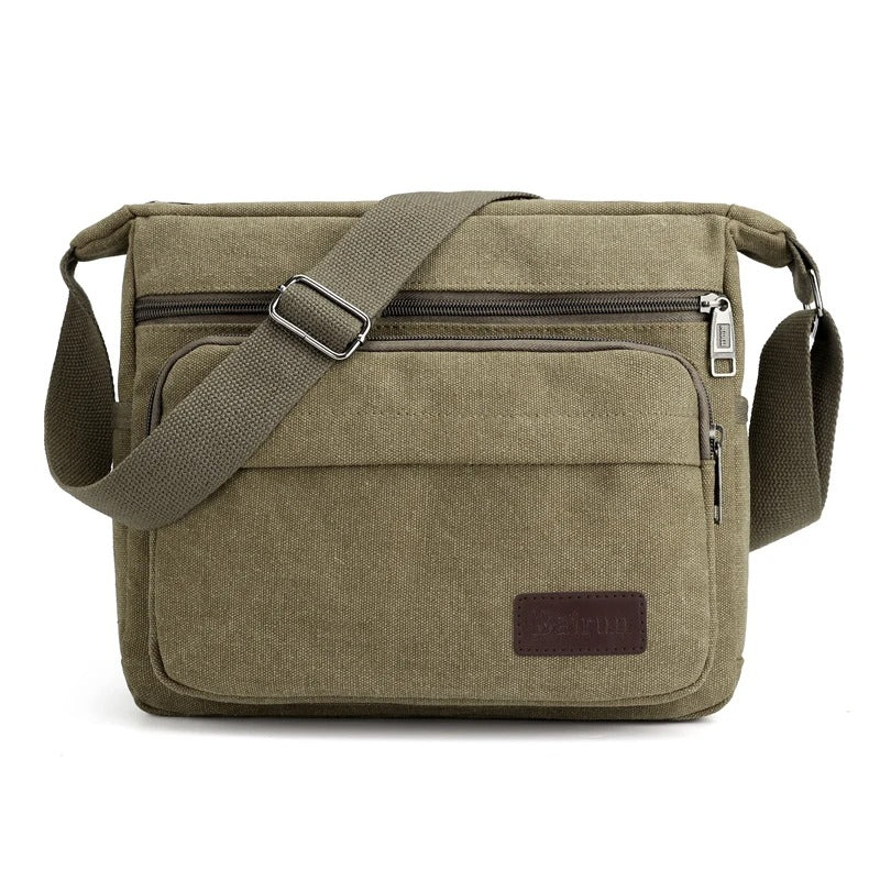 Retro Canvas Crossbody Travel and Sports Bag