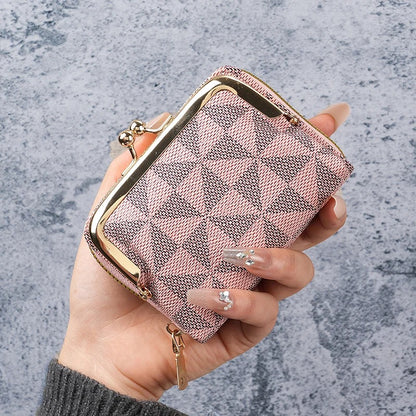 European American Printed Women’s Mini Wallet Compact Purse