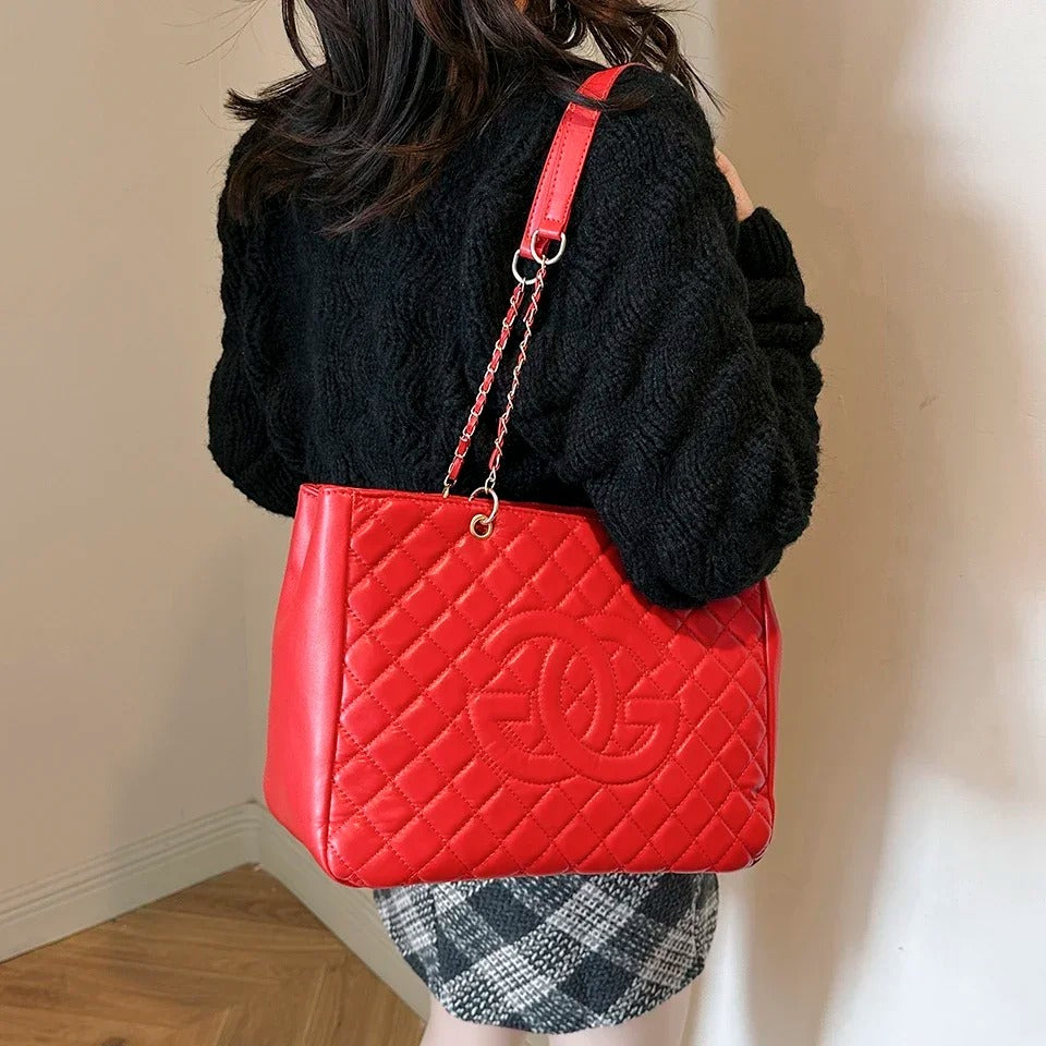 Paris Fashion Leather Zipper Shoulder Bag for Women