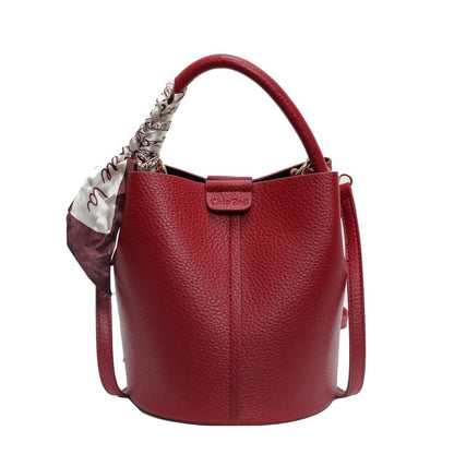 Senior Sense Retro Small Crossbody Bucket Bag for Women
