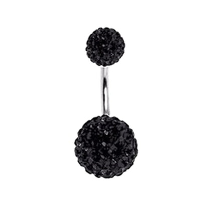 Stainless Steel Belly Piercing Crystal Body Accessory
