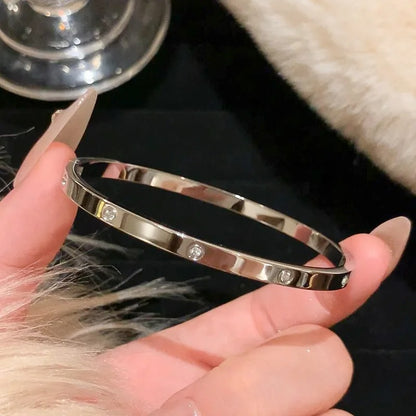Silver Stainless Steel Star Bracelet Set for Women Luxury Jewelry