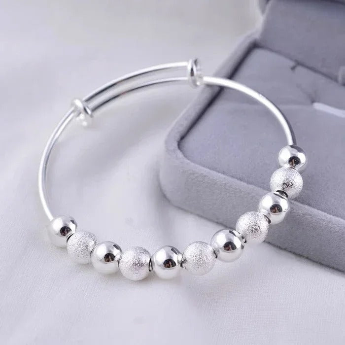 Silver Twisted Woven Bracelet Women’s Luxury Jewelry