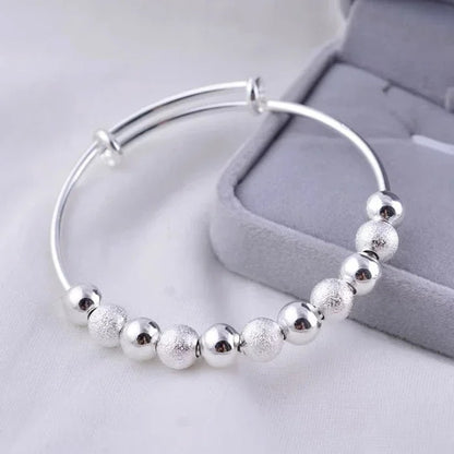 Silver Twisted Woven Bracelet Women’s Luxury Jewelry