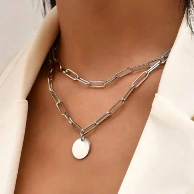 Elegant Layered Necklace Party & Wedding Jewelry for Women