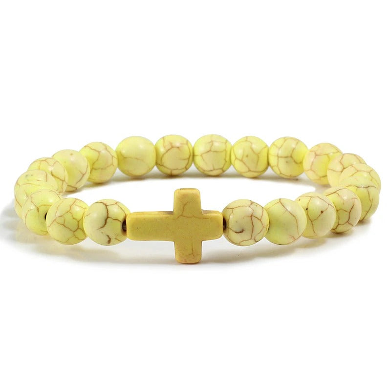 Women’s Matte Lava Bead Bracelet Fitness & Couple Charm Jewelry