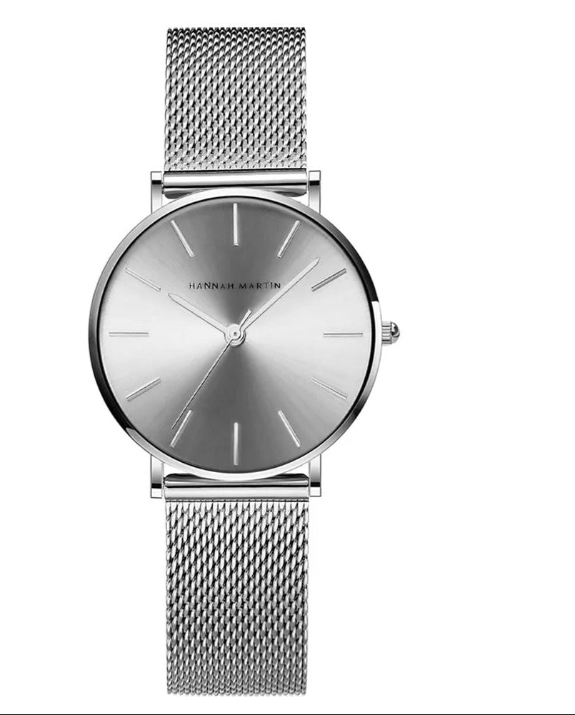 Quality Stainless Steel Band Japan Quartz Movement Waterproof Women Full Rose Gold Ladies Luxury Wrist Watch