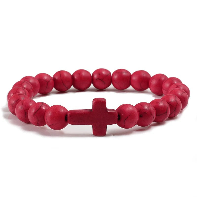 Women’s Matte Lava Bead Bracelet Fitness & Couple Charm Jewelry