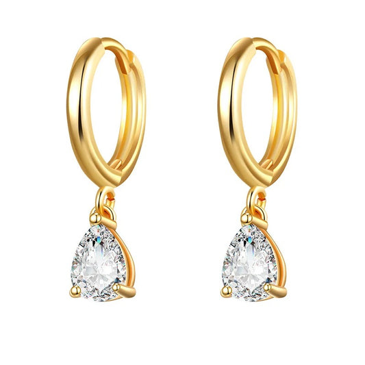 Silver Gold Filled Dangle Earrings For Women  Drop Earring Jewelry Circle Ear Ring