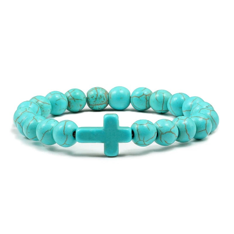 Women’s Matte Lava Bead Bracelet Fitness & Couple Charm Jewelry