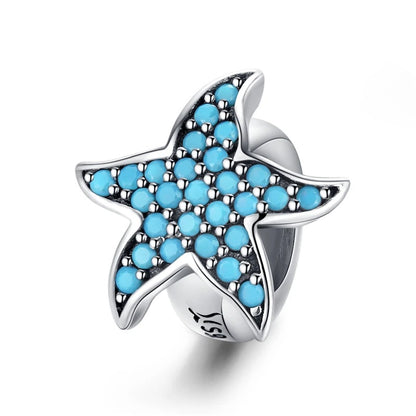 Sterling Silver Cat Feather Spacer Beads Round Charm Bracelet Jewelry