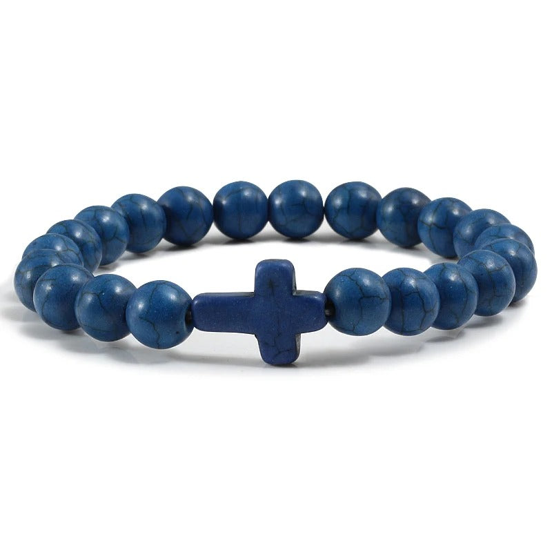 Women’s Matte Lava Bead Bracelet Fitness & Couple Charm Jewelry