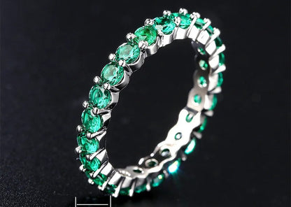 Fashion Multicolor Zirconia Rings for Women Marquise Crystal Ring Wedding Party Jewelry Gift