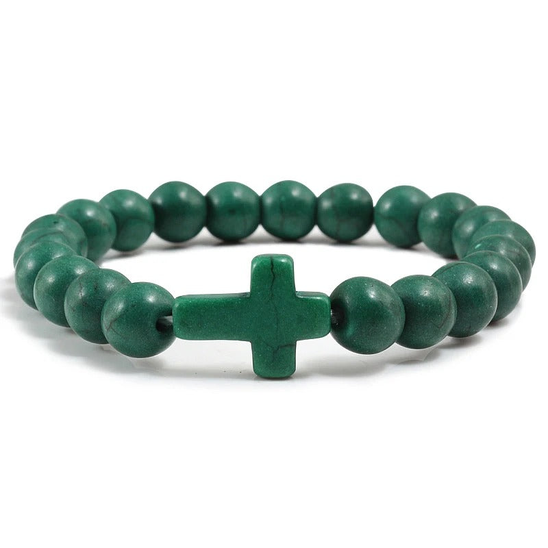 Women’s Matte Lava Bead Bracelet Fitness & Couple Charm Jewelry